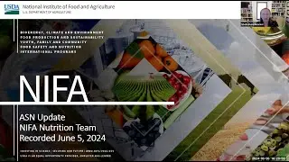 USDA NIFA Update for ASN Members
