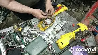 CHAMPION ET1200A искрят щётки, одна стерлась