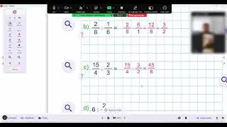 24 aralık mina 6  sınıf matematik dersi sefa hoca kesirlerde bölme işlemi