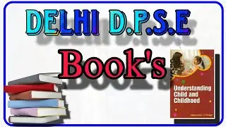Delhi D.P.S.E 1st Year Book's || D.El.Ed counciling Round Admission || @nischalsingh0001