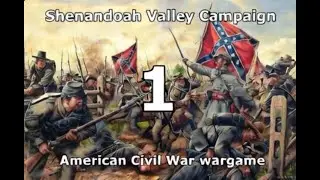Shenandoah Valley 1862 ACW Wargaming Campaign Turn 1 decisions.