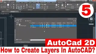 Autocad 2020 Tutorial | How to Create Layers In Autocad tutorial in Hindi | 