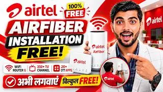 Airtel AirFiber Kaise Lagwaye | Airtel AirFiber Installation | Airtel Airfiber Plans, Review & Price