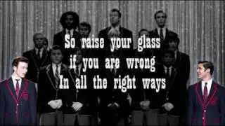 Glee - Raise Your Glass Video Lyrics HQ