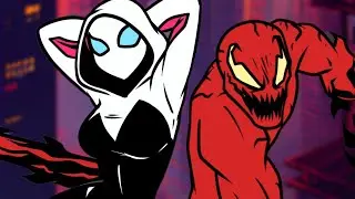Spider Gwen VS Carnage (Dodging Dance Meme)