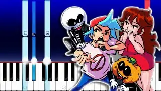 Dad Battle - Friday Night Funkin OST (Piano Tutorial)