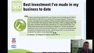 Plumber SEO  - PROOF & Case Studies - Plumbing Internet Marketing
