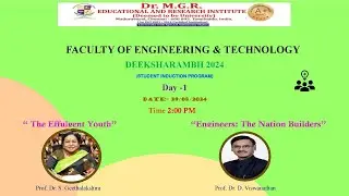 "The Effulgent Youth" DAY- 1 AN Session-I