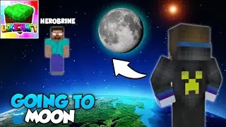 I Went To Moon To Stop HEROBRINE In Lokicraft Hindi