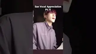 His vocals are just…wow. #ateez #ateezsan #san #산 #최산