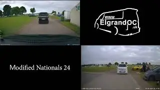 Elgrands rolling onto the club stand at Modified Nationals 24