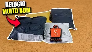 NOVO MODELO DE RELÓGIO PRO MEU ESTOQUE - UNBOXING SHOPEE.