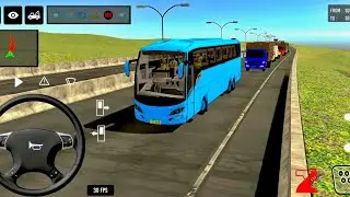 Euro Bus Driving Game Public Transportation 2024 -  Indonesia Bus Simulator Android Gameplay #3