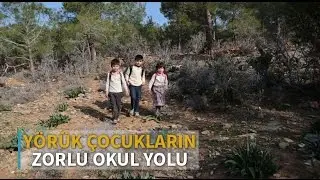 Yörük çocukların zorlu okul yolu
