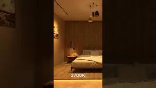 The Effect of Different lamp CCT (color temperature) on your Bedroom