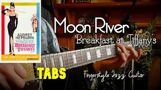 Moon River | Jazz Fingerstyle Guitar | TABs | Epiphone Joe Pass