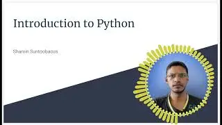 Test video - Introduction to Python - Part 001