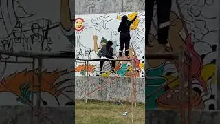 Lomba Mural Hari Pahlawan || Mural Competition YONIF RAIDER 500 SIKATAN