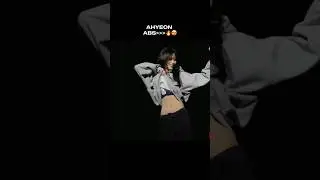 The Way Ahyeon Teasing US With Her ABS! 