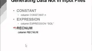 SQL Loader 14