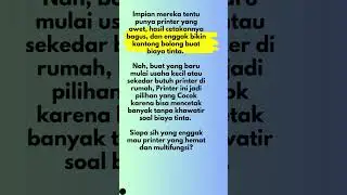 Apa Printer terbaik untuk usaha kecil di Rumah tahun 2024
