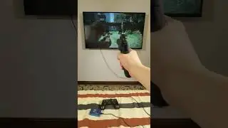 Have you ever tried playing PS games with a toy gun ?