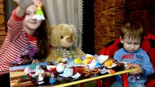 Открываем Киндеры Disney-сюрприз,Kinder syrprise
