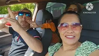 Driving somewhere to meet our grandchild