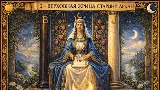📚 УРОК ~ 4 👉  2 АРКАН  - ВЕРХОВНАЯ ЖРИЦА⚡ОСНОВНЫЕ ЗНАЧЕНИЯ КАРТЫ 🌐