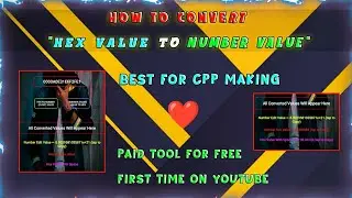 How To Convert Hex Value To Number Value | Convert Hex To Float Value | Use Hex Value In Cpp 