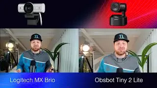 Logitech MX Brio vs. Obsbot Tiny 2 Lite direct video quality comparison | TechnikLoft
