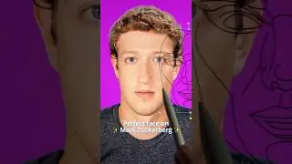 trying the ✨ PERFECT FACE ✨ on Mark Zuckerberg ✨ 