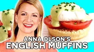 Professional Baker Teaches You How To Make ENGLISH MUFFINS!