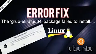 FIX: The 'grub-efi-amd64-signed' package failed to install, Linux Distros Installation (Easy Method)