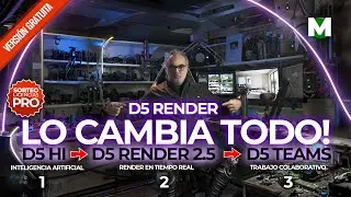 ✨ D5 LO CAMBIA TODO!!! | iA D5HI+D5RENDER 2.5+D5 TEAMS  SoluciOn integral para diseño arquitectónico