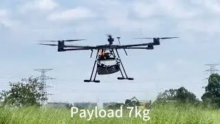 INNLOI V1650 Hexacopter Foldable Drone Carbon Fiber Fold Heavy PayLoad 7~10kg For 8318 Motor 32inch