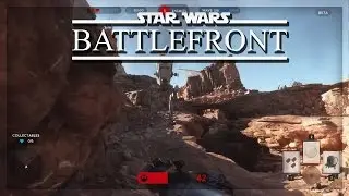 Star Wars Battlefront Beta Gameplay - Co-op Survival! 