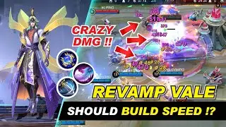 VALE REVAMPED BEST BUILD SEMI SPEED !?🤩 Never Try Never Know | Emblem Set MLBB 2024