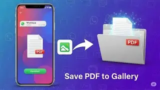 How to save WhatsApp pdf into phone gallery 2023