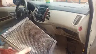 How To Replace Front Evaporator Without Removing the Dashboard Toyota Innova