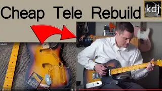 Cheap Tele Rebuild & Restore | SX Furrian Face Lift