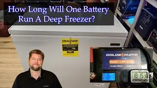 How Long Will One Battery Run A Deep Freezer GOLDENMATE 100AH Battery