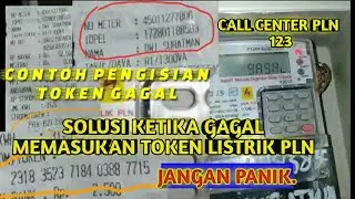 Gagal Isi Token PLN padahal sudah benar mengetiknya. Apa yang Harus dilakukan???