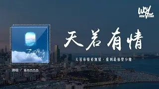 高杰杰杰杰 - 天若有情 (女声版)(原唱：A-Lin)「天若有情亦无情，爱到最后要分离」(4k Video)【動態歌詞/pīn yīn gē cí】