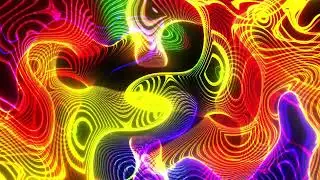 Colorful Liquid Waves | 4K Neon Flow Animation | Free Background Visuals | Loop VJ Effect