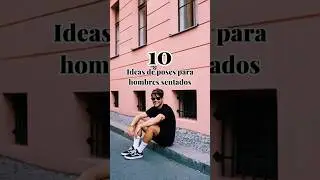 Poses para fotos hombre sentado