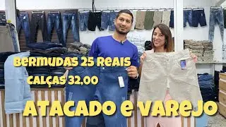 Bermudas Jeans e Sarja 25,00 Reais Direto da Fábrica | Brás SP