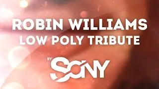 TRIBUTE TO ROBIN WILLIAMS - SPEED ART - LOW POLY