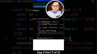 Day 6 Part 7 JavaScript function to receive miliseconds and convert it to days minutes