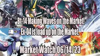 Ex-04 starting to Enter the market, Bt-14 already causing Waves Digimon Market Watch